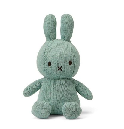 Miffy bleu pastel coton bio 24cm