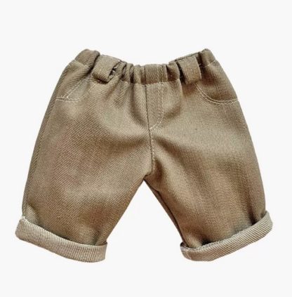 Jean boyfriend marron