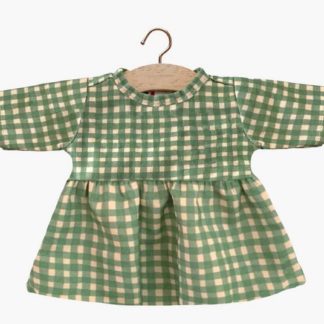 Robe Faustine vichy vert