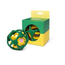 Balles silicone verte/ jaune