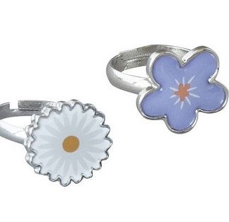 Bagues marguerite + violette
