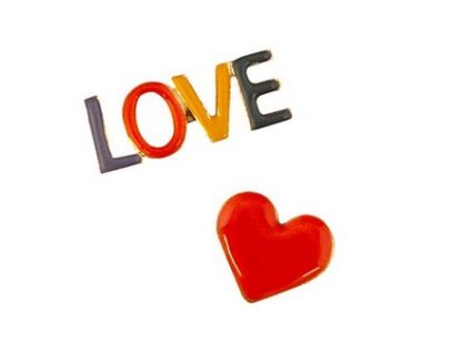 Pin's coeur & love
