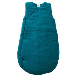 Gigoteuse gaze de coton paon 6-18m