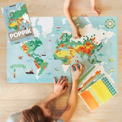 Poppik : Carte du monde pixel – Image 2