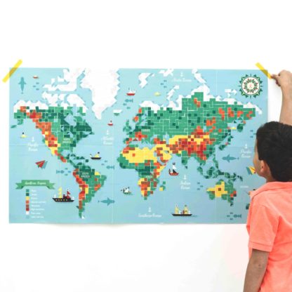 Poppik : Carte du monde pixel – Image 3