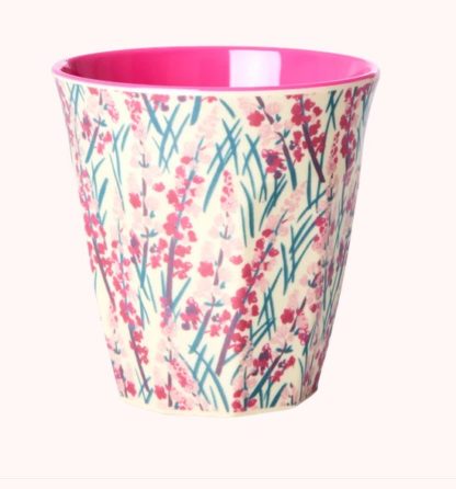 Gobelet floral field pink