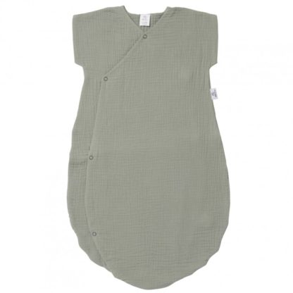 Gigoteuse été kimono vert de gris 0-6m