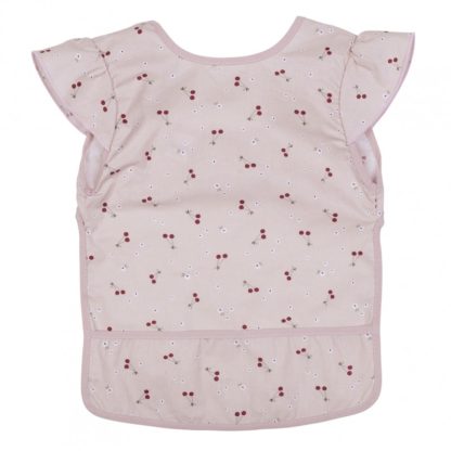 Bavoir enduit cerise