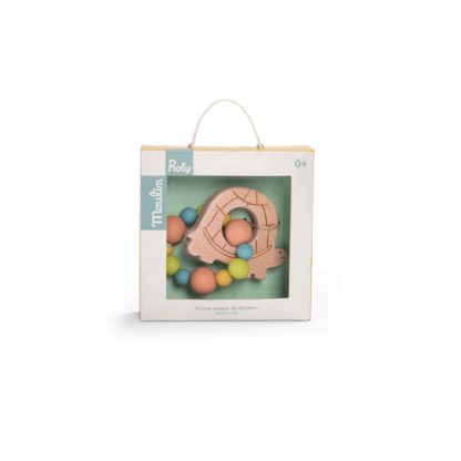 Hochet anneau de dentition tortue trois petits lapins – Image 2