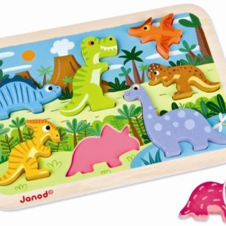 Puzzle chunky dinosaures