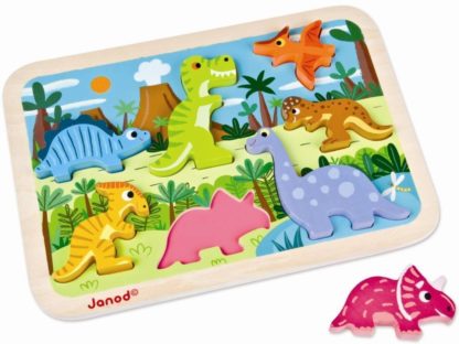 Puzzle chunky dinosaures