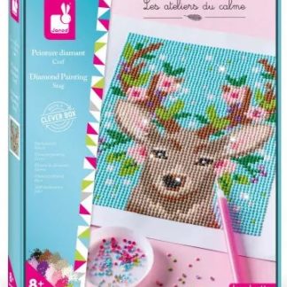 Peinture diamants cerf