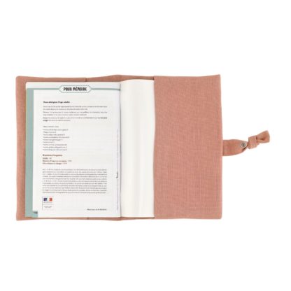 Protège carnet de santé Barnabé bois de rose – Image 2