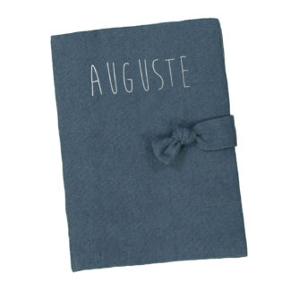 Protège carnet de santé Barnabé bleu