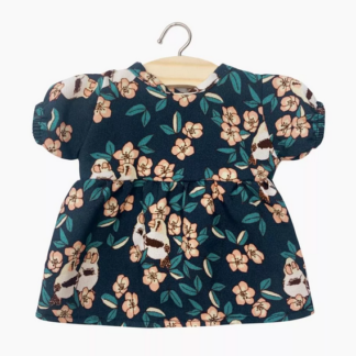 Robe Faustine manches ballons Mandarins