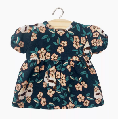 Robe Faustine manches ballons Mandarins