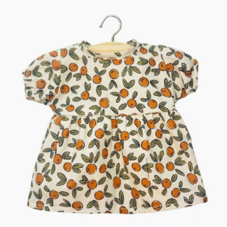Robe Faustine manches ballons Fleurs d'oranger