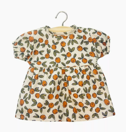 Robe Faustine manches ballons Fleurs d'oranger