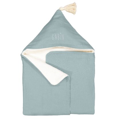 Cape de bain Seraphin vert d'eau