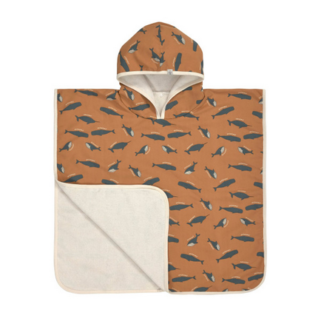 Poncho Baleine caramel