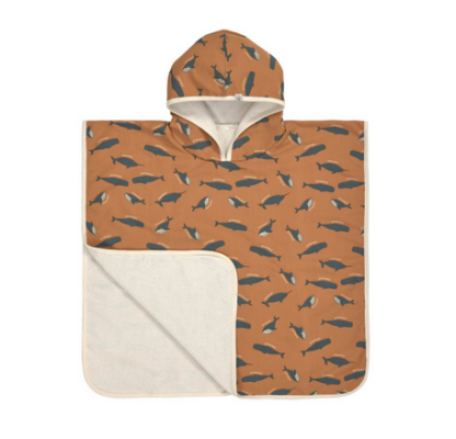 Poncho Baleine caramel