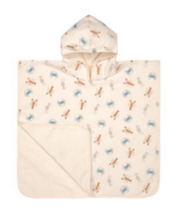 Poncho Animaux de la mer