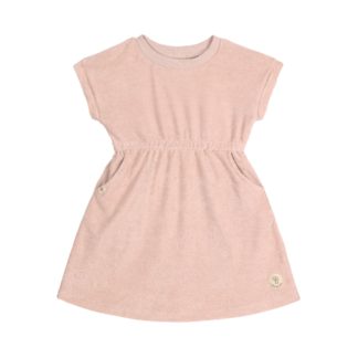 Robe Terry Rose poudré 2/4ans