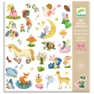 Stickers métallisés fantasy
