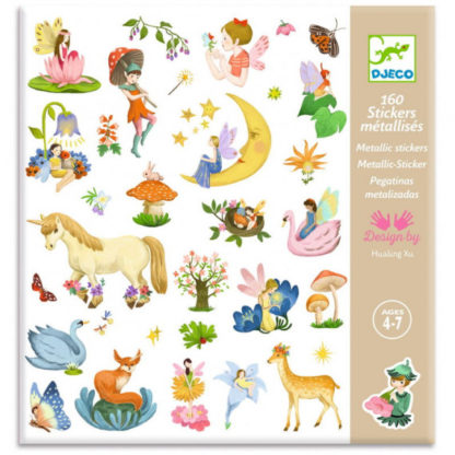Stickers métallisés fantasy