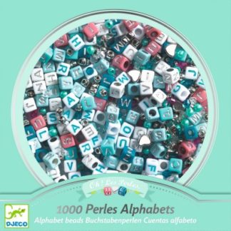 Perles alphabet argent