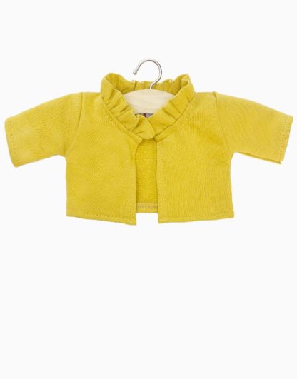 Cardigan Claudia En molleton Moutarde
