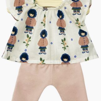 Ensemble Mazarine top Jade et legging en jersey pétale