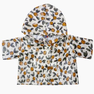 Imperméable en coton enduit Fleur d'oranger