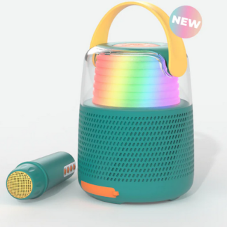 Enceinte Karaoké bleu