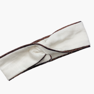headband milleraie écru