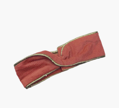Headband milleraie marsala