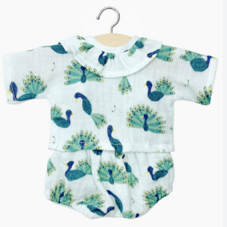 Babies-Ensemble coline Baby paon et son bloomer