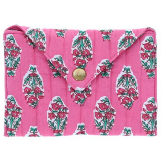 Pochette enveloppe rose