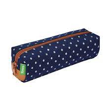 Trousse pois marine Anaïs