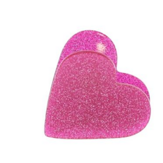 Pince Coeur fushia