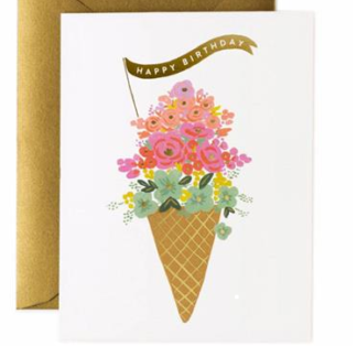 Carte Ice cream Birthday