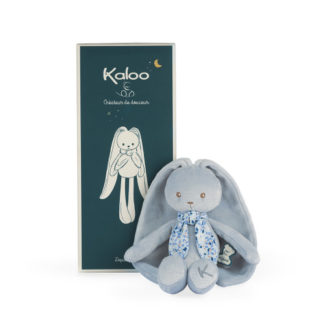 Doudou lapinoo bleu