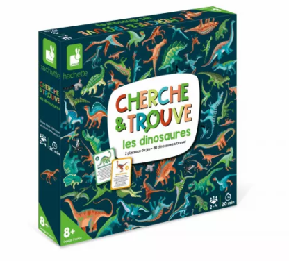 Cherche et trouve les dinosaures