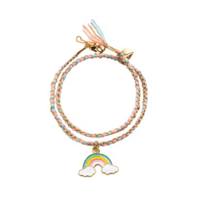 Bracelets kumihimo arc-en-ciel – Image 2