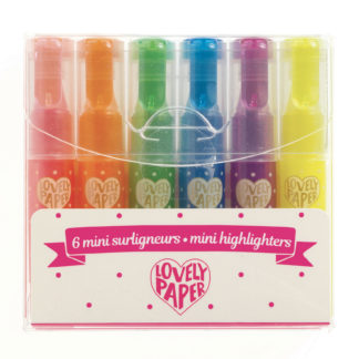 Mini surligneurs x6