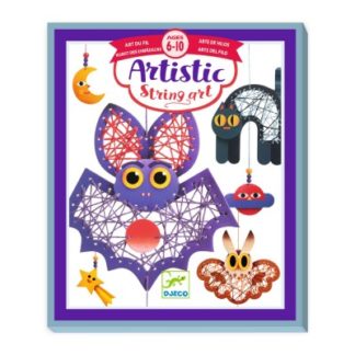 Artistic string art: la nuit