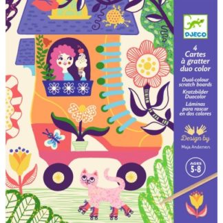 Cartes à gratter: drôles de maisons
