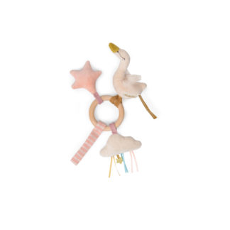Hochet anneau bois cygne
