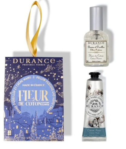 Duo brume oreiller et crème main fleur de coton