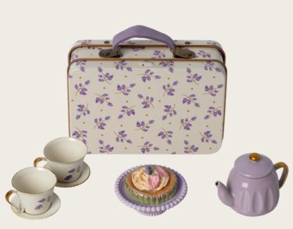 Valisette plaisir de l'après-midi madeleine violette